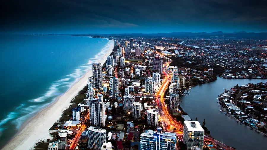 Photo of Australian coastal city