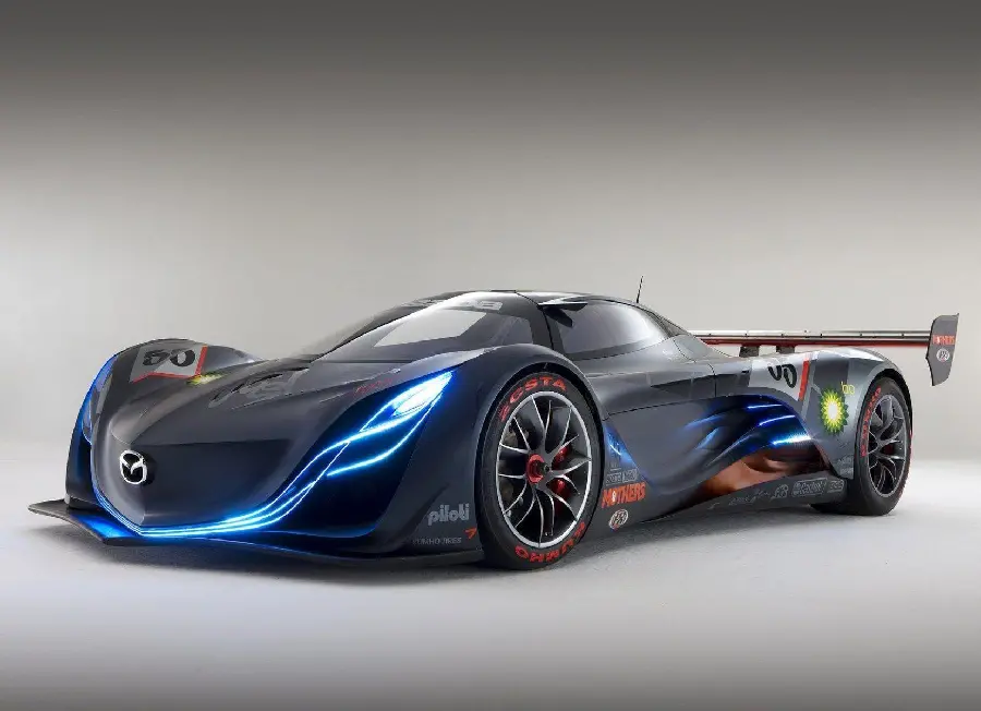 Mazda Foray Race Car Stock Image with Direct Link