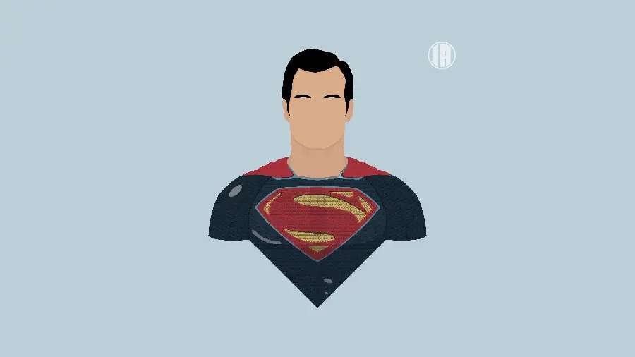 Minimalist Superman Photo
