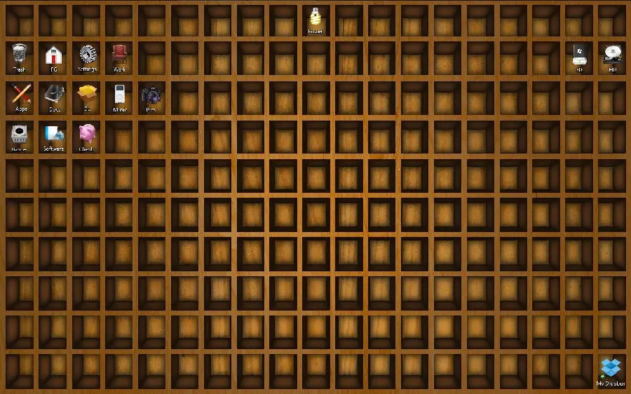 Windows bookshelf desktop