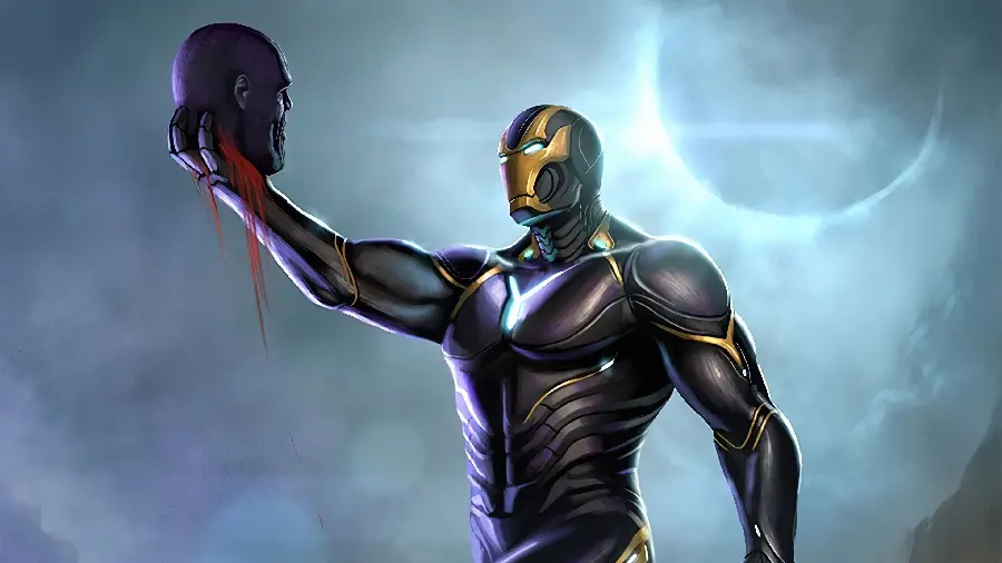 Download High Quality Iron Man and Thanos Background