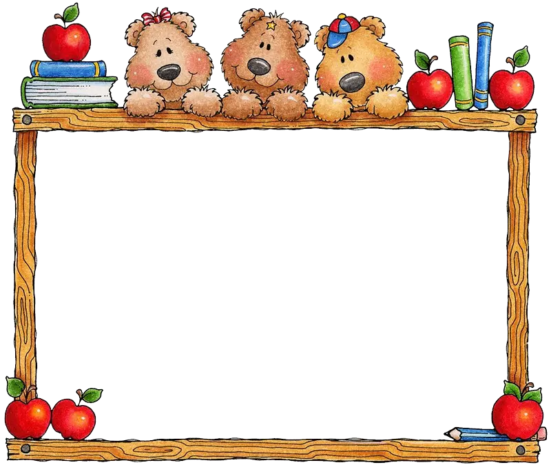 Bear PNG Image for Birthday Ready for Text Writing