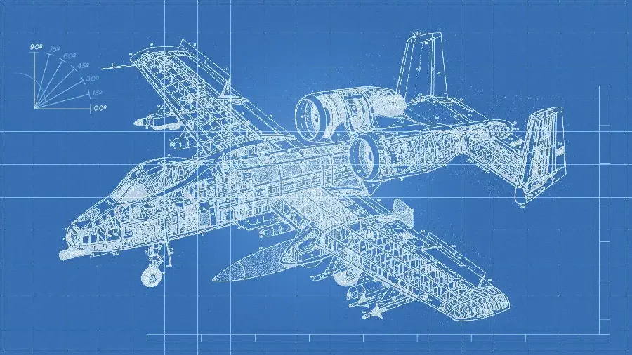 Jet Engine Plane Photo For Aerospace Map