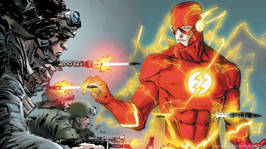 Background from DC Flash comics for fans of superheroes