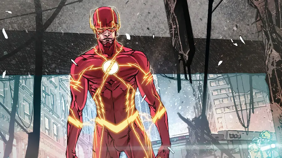 Unique profile picture with DC Flash comics design