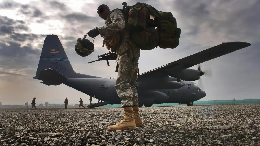 Photo taken of Hercules C 130 in the US Air Force
