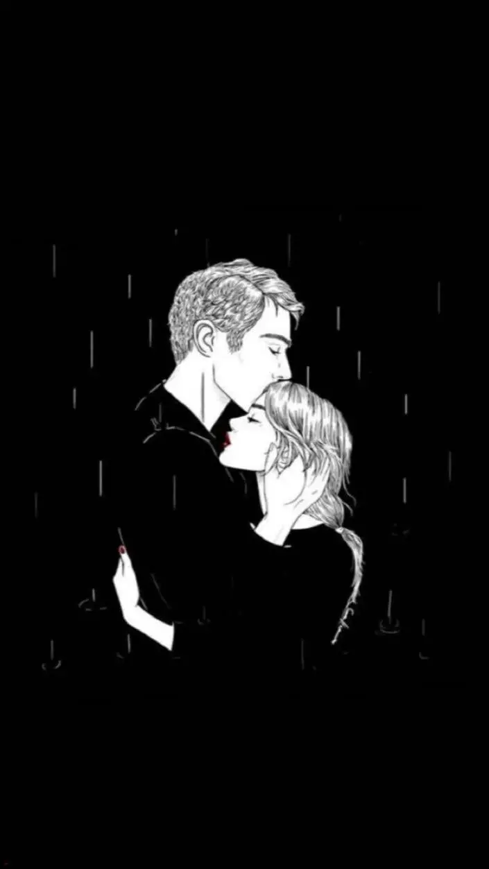 Download Black Wallpaper with Dark Couple High Quality Download