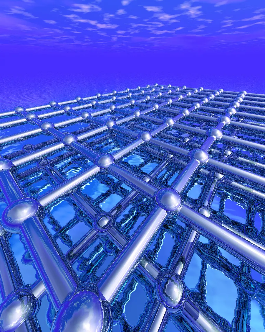 Unique stock image with the design and color of the metallic world