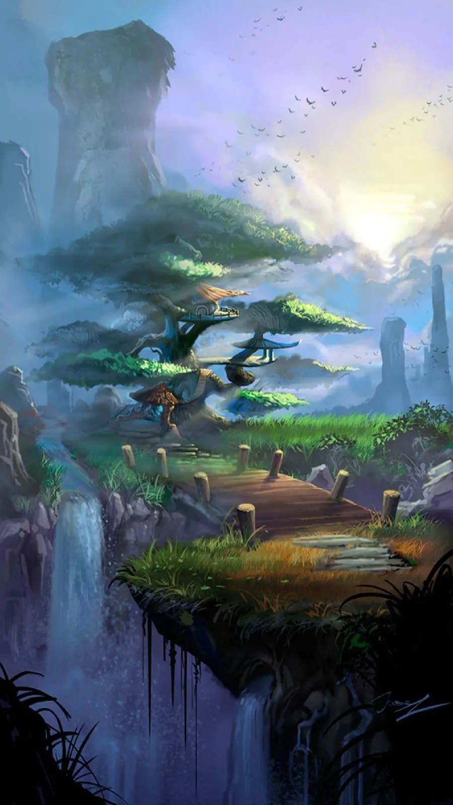 Download Fantasy Wallpaper iPhone Painting