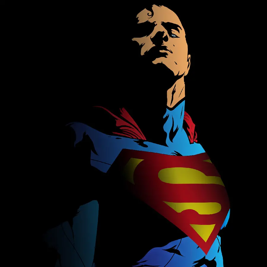 Minimalist Superman Wallpaper