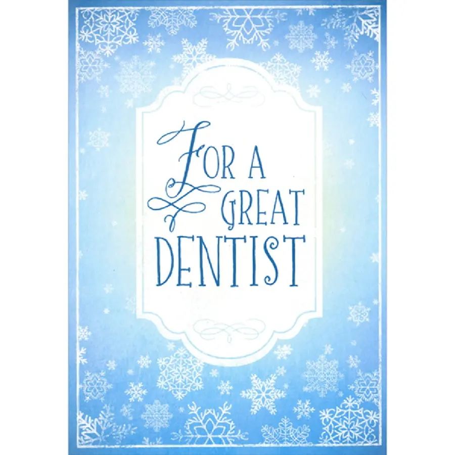 English Greeting Card for World Dentist Day Greetings