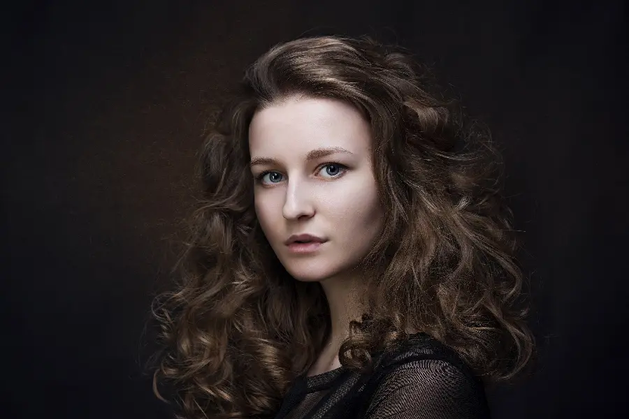 Beautiful woman face photo for profile