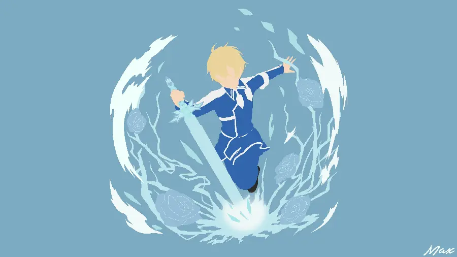 Character wallpaper MMinimalist Swordsman