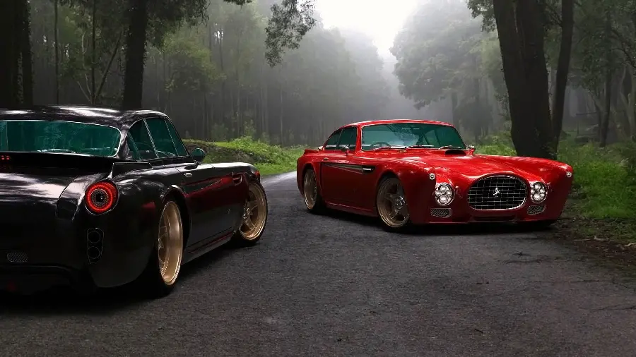 Stock photo of a cool old car for collectors