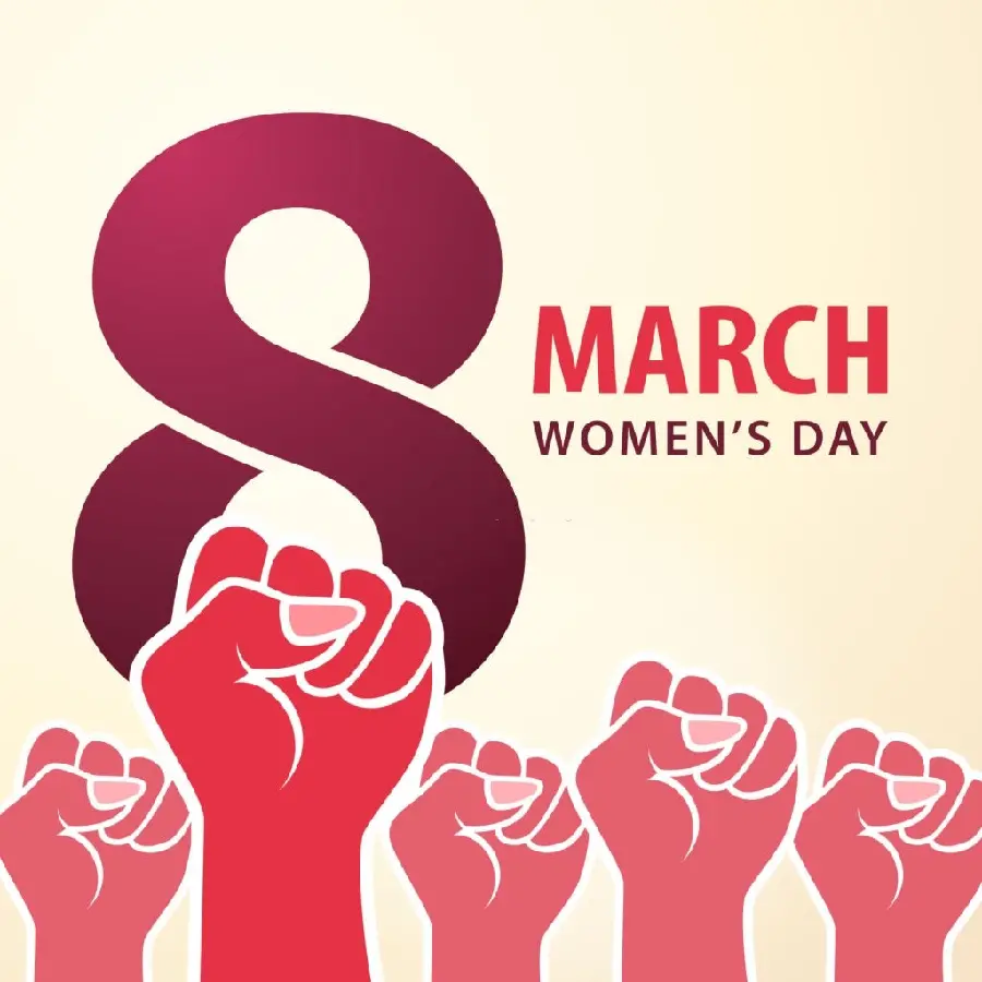 Photo of March 8 suitable for congratulations on Women's Day and Ladies