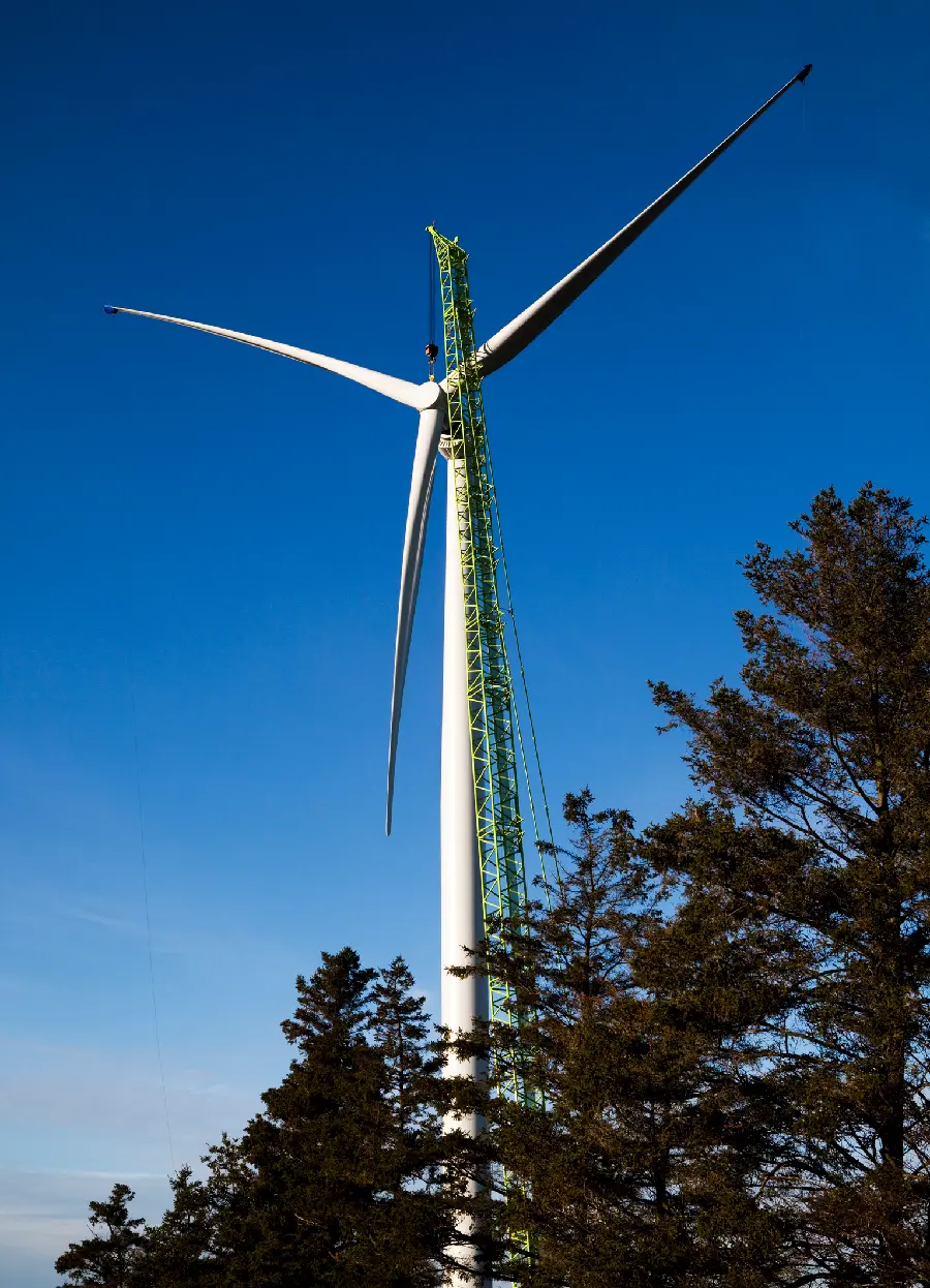 Photo Wind Energy and Wind Turbine Profile