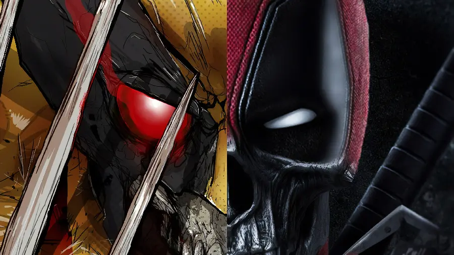 Interesting image of the combination of Deadpool and Wolverine characters