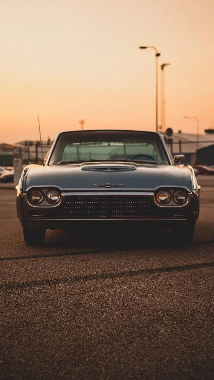 Background for the phone of a Ford Thunderbird, an old luxury car
