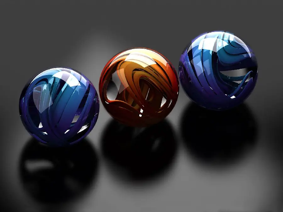 Glass Marble Wallpaper for Download in 4K Quality