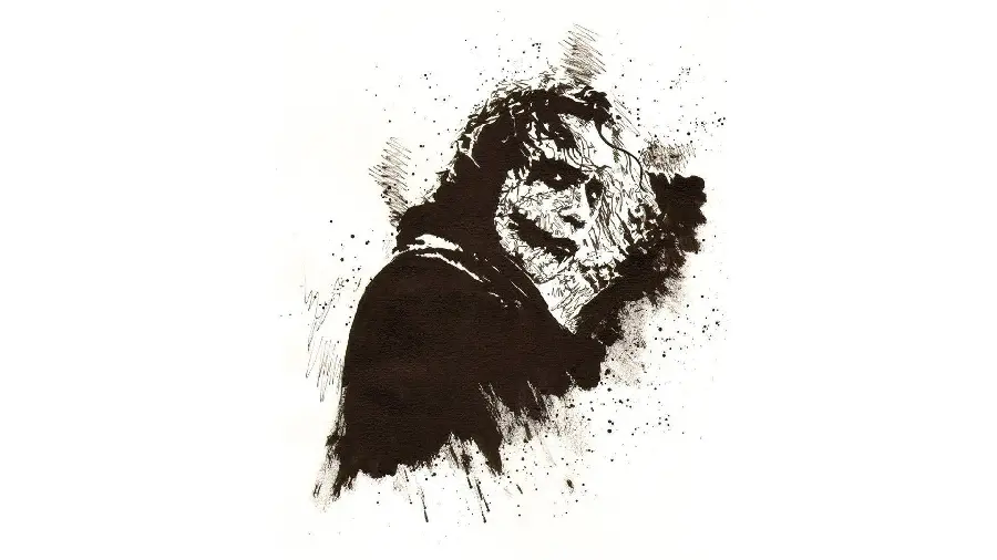 Dark Knight Joker Interesting Painting
