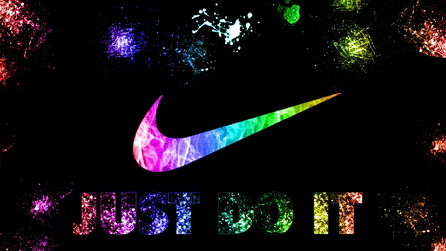 High Quality Colorful Nike Logo Photo