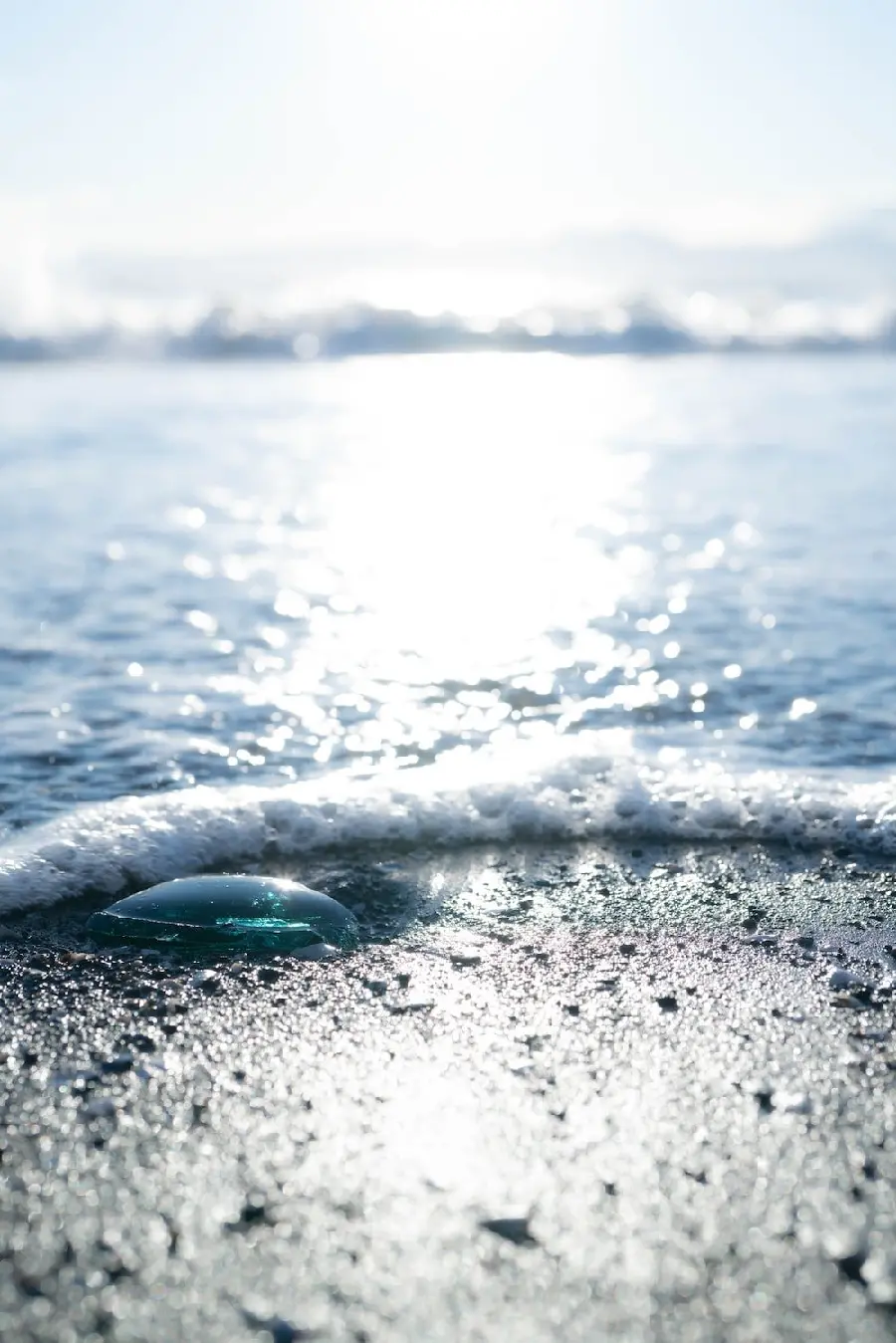 Sea Glass Silica Rock and Beach Photo