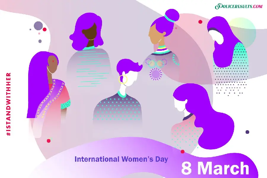 International Women's Day Background on March 8