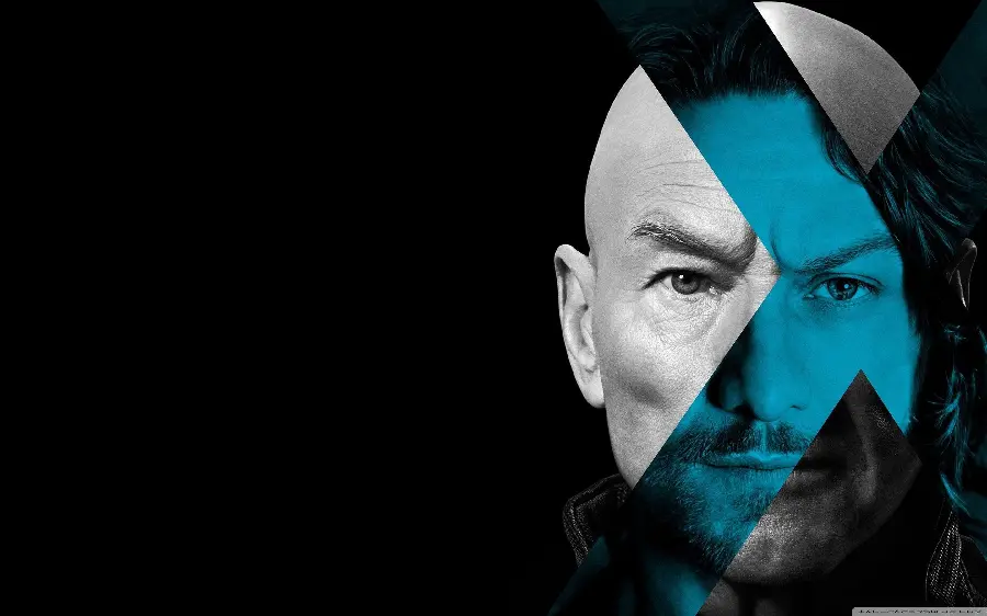 Professor X and Magneto Stock Photo