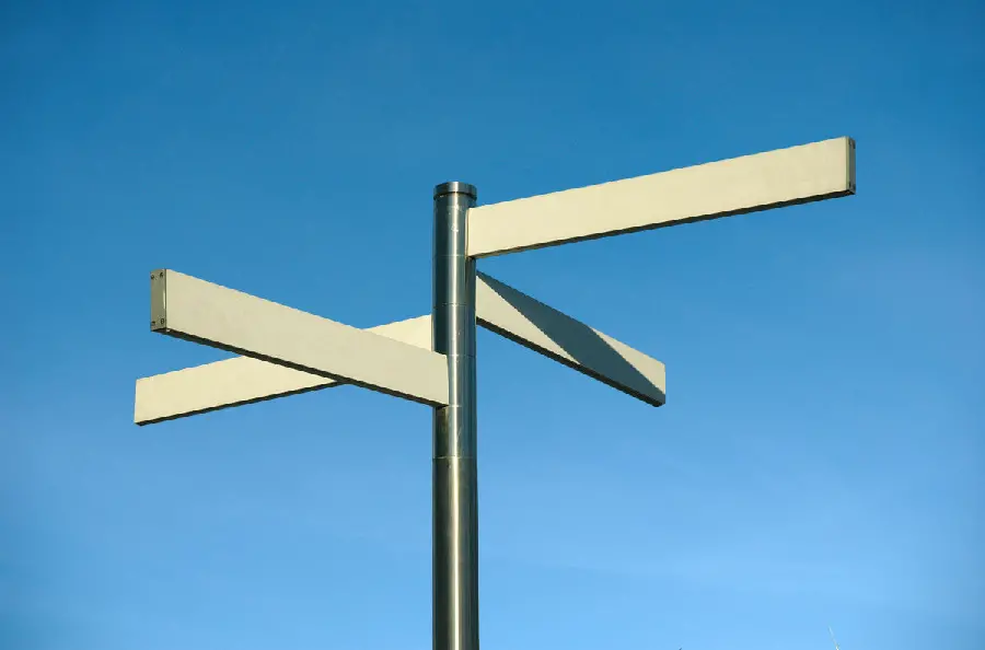 Alley and street sign design template and frame