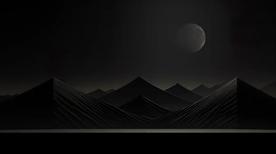 Romantic and Sad Black Photo