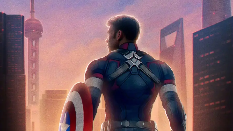Captain America Avengers High Quality Photo