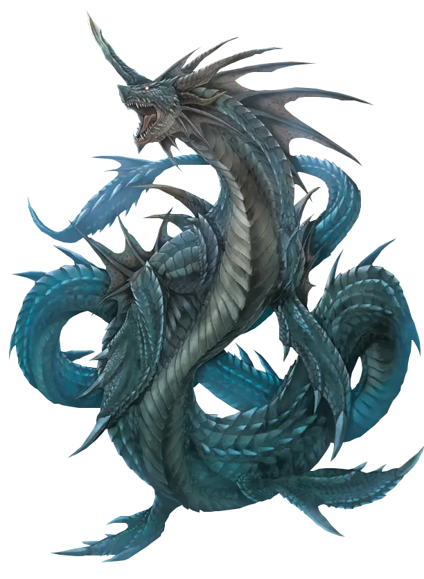 Scary Sea Dragon PNG