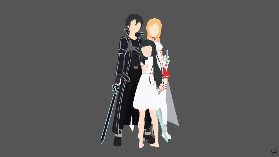 Minimalist Swordsman Profile Pictures