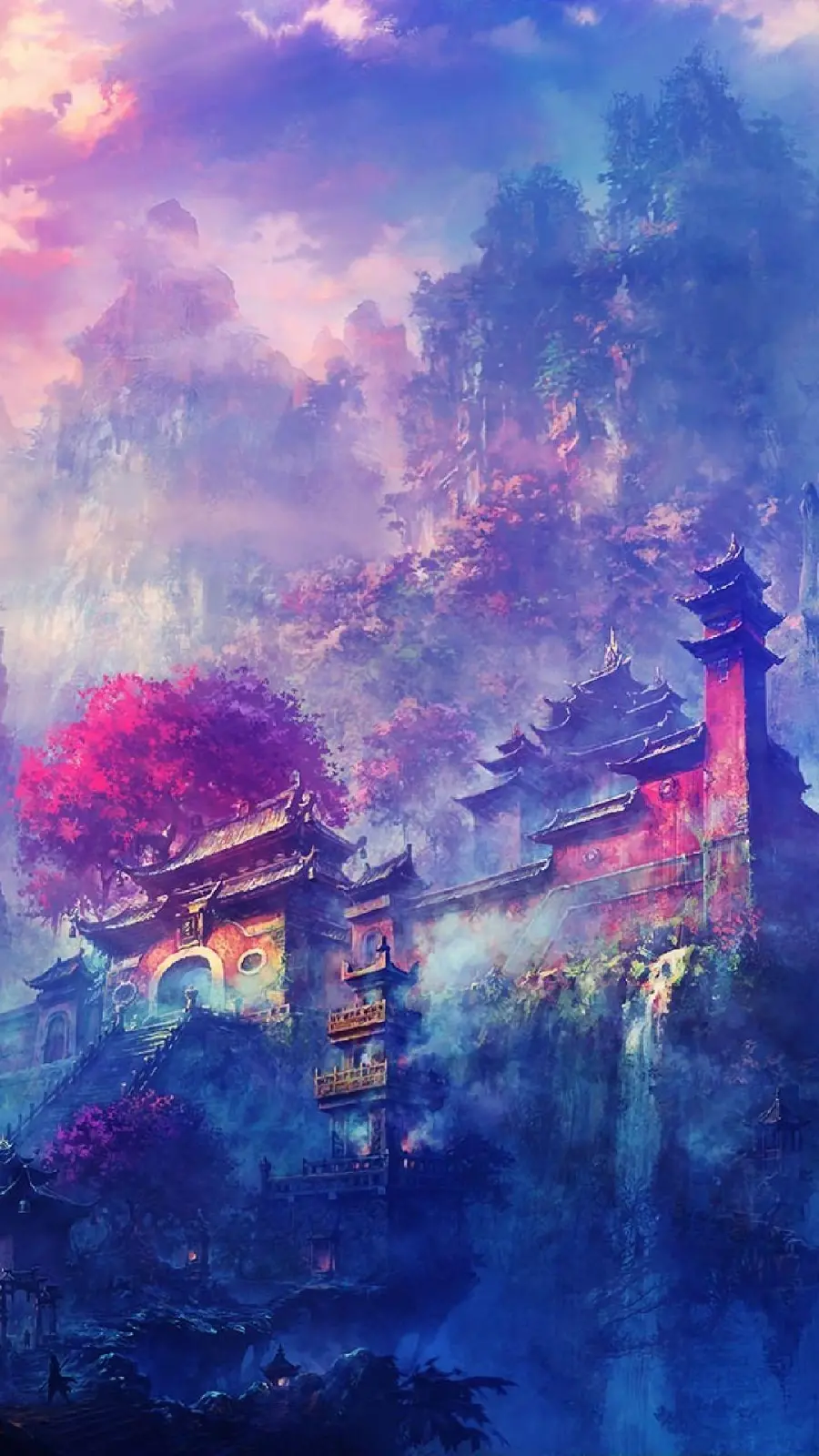 Download Bright and Beautiful Colored Painting iPhone Image