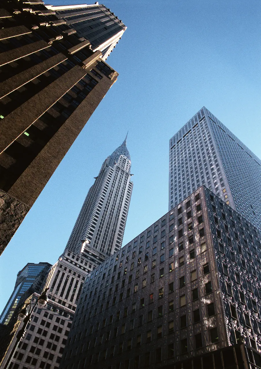 Photo of tower and building for architects' profiles