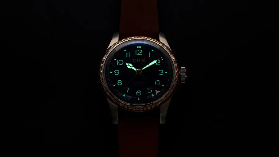 Cool black photo with luxury watch design
