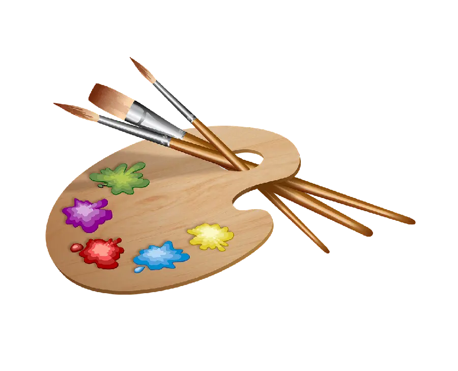 Download High Quality Photo of Painting Palette PNG