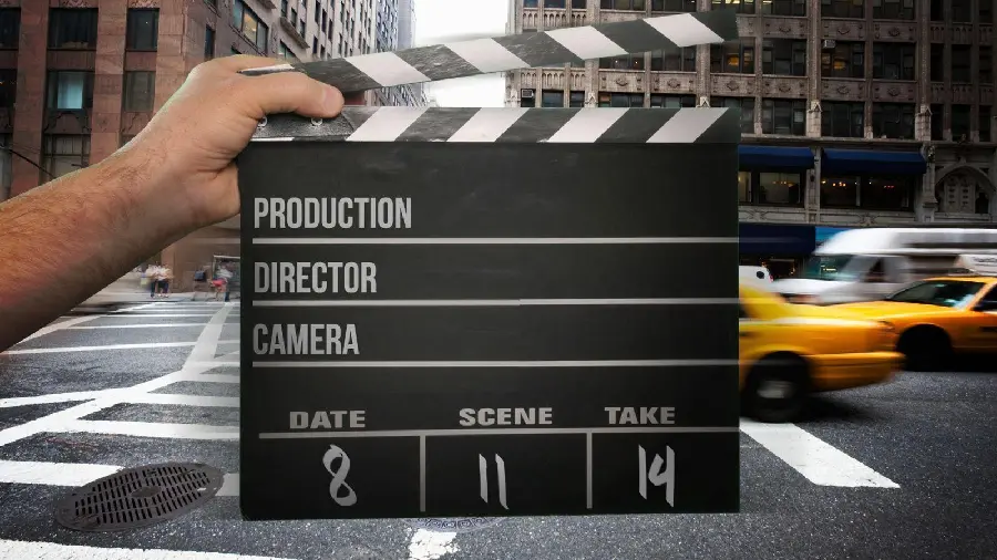 Movie Director Profile Picture with Action Scene for Download