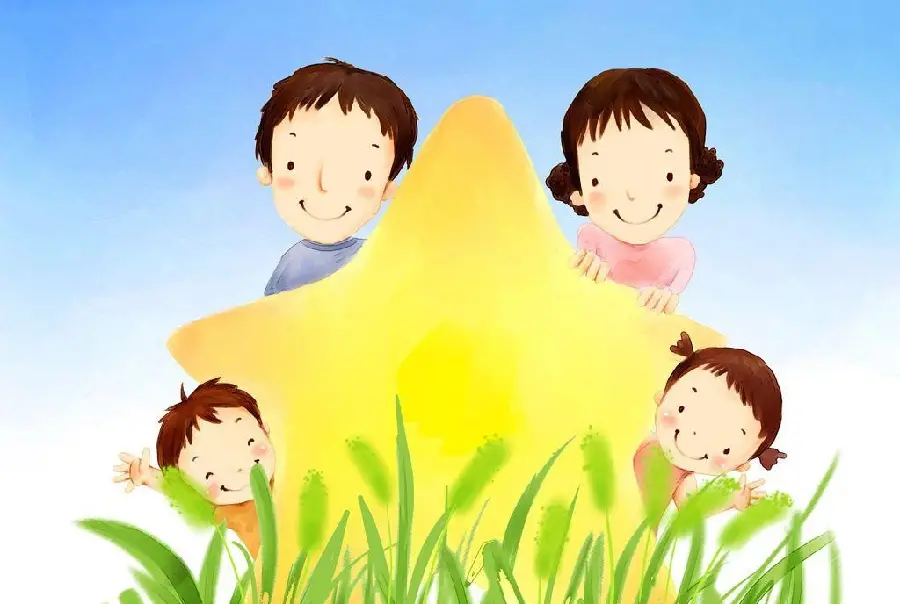 Download profile picture with star painting for family