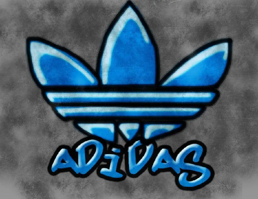 Graffiti or mural image Adidas Popular Street Art