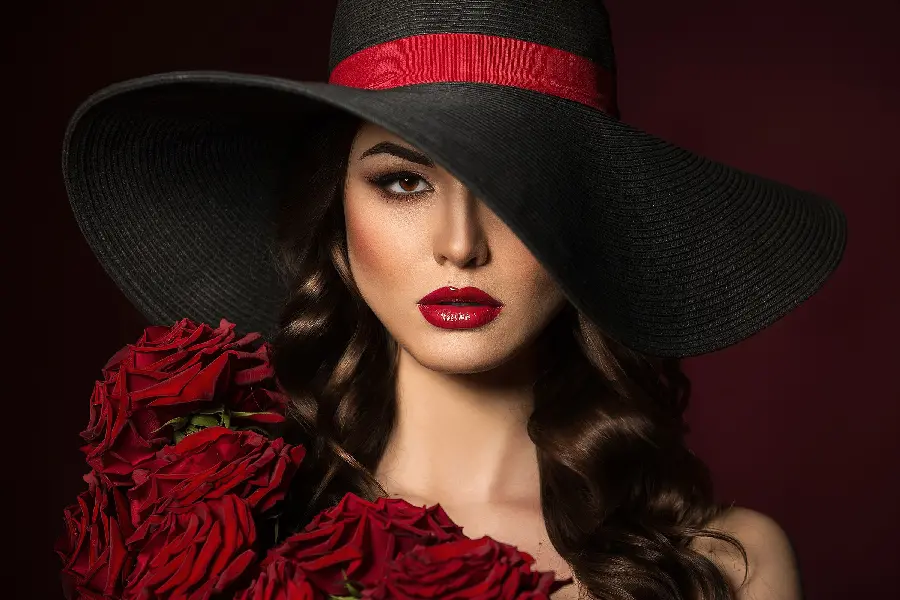 Beautiful woman photo for phone screen