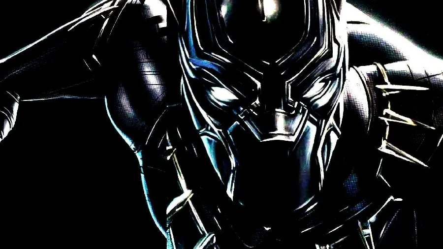 Marvel Black Panther Face Painting