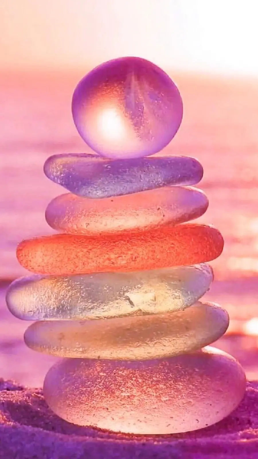 Silica Rocks Photo for Sea Glass Wallpaper