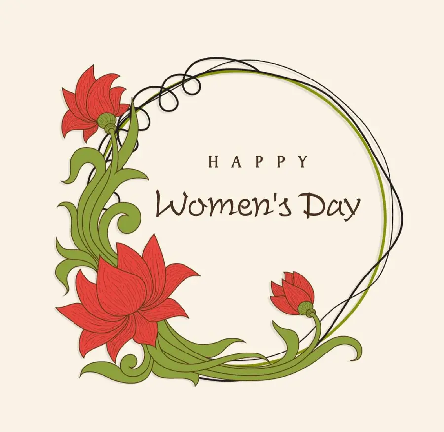 International Women's Day Background on March 8