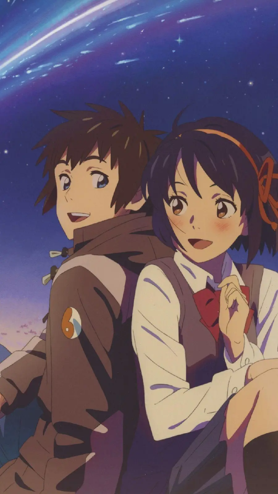 Anime Couple Cute Pictures for iPhone Wallpaper