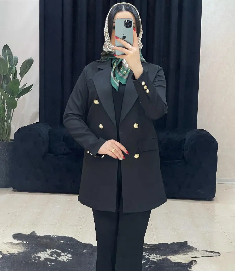 Photo of a black women's coat