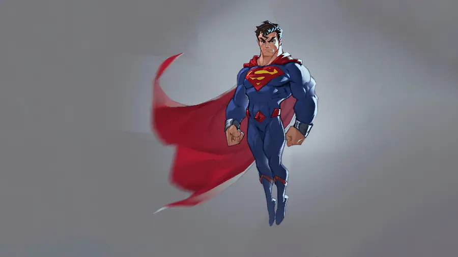 Minimalist Superman Background