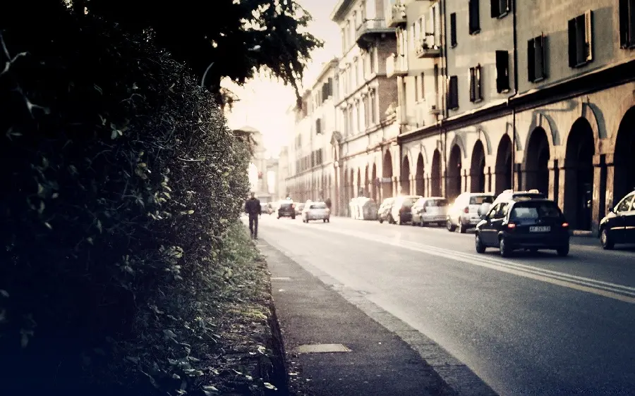 Photo of the main streets in Italy