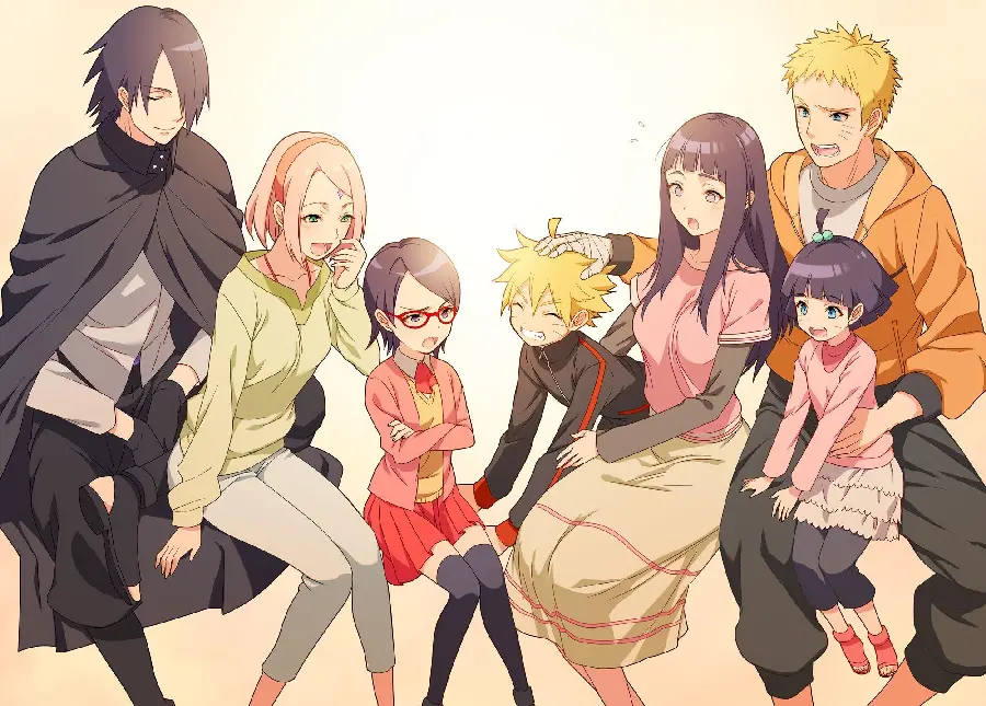 Anime Family Picture Together Happy