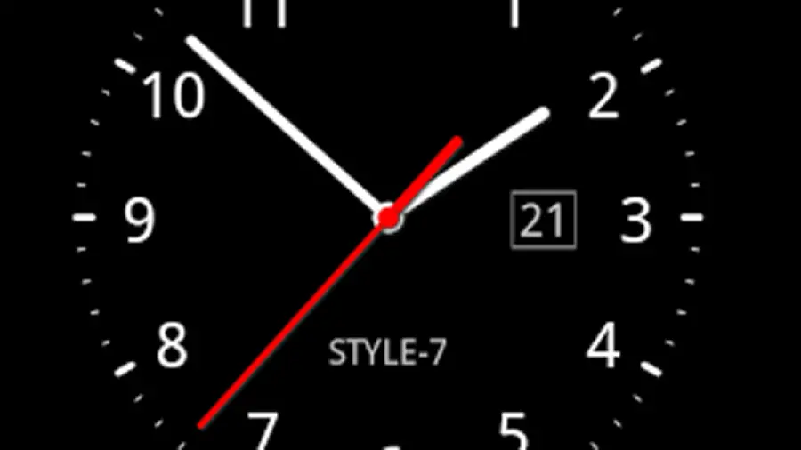 Analog Clock Wallpaper